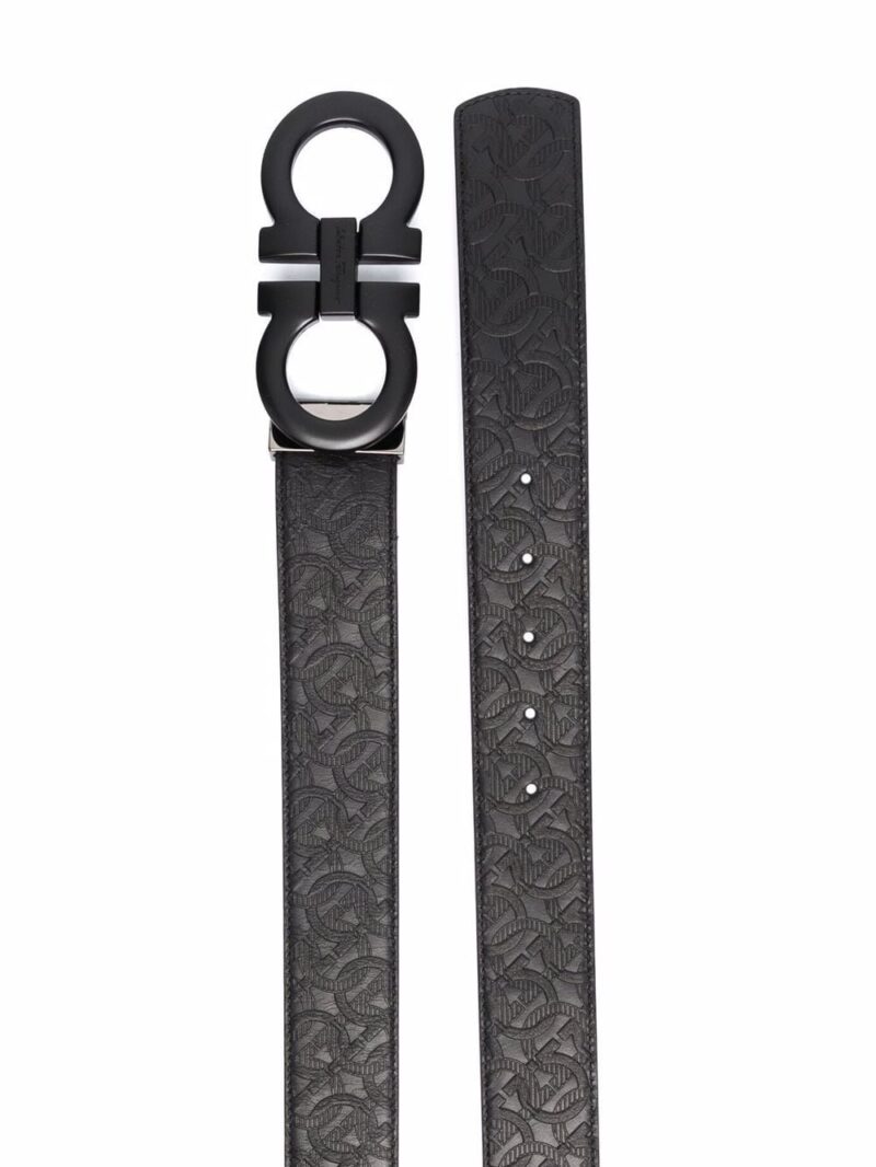 Ferragamo embossed monogram belt