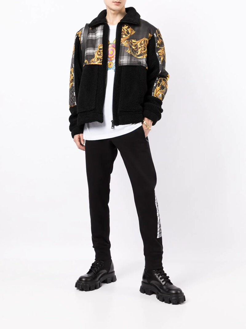 Versace Jeans Couture logo-leg cotton trackpants