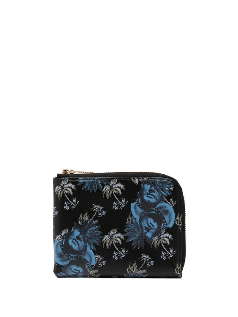 Undercover  graphic-print leather wallet