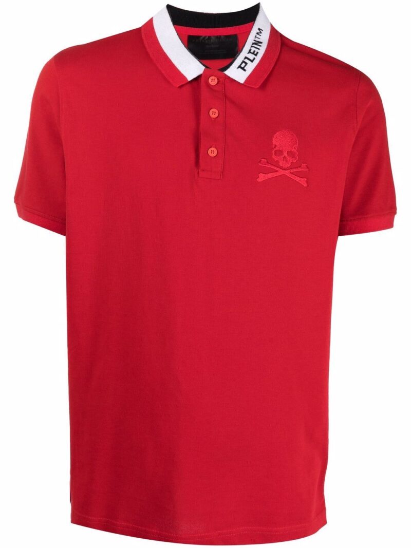 Phillip plein -logo embroidered polo shirt
