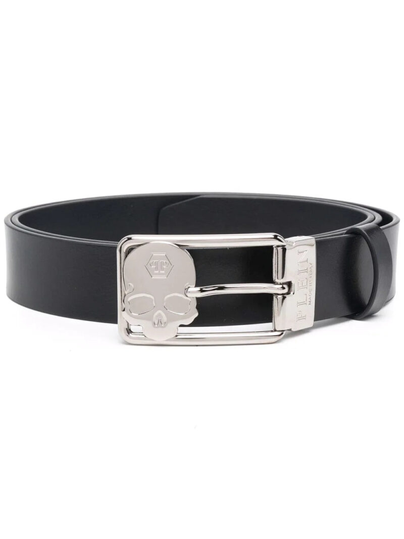 Phillip plein buckle-fastening leather belt