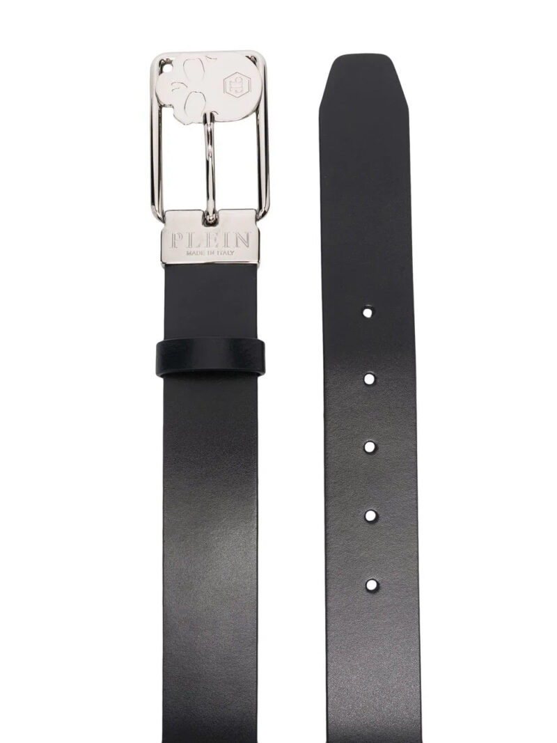 Phillip plein buckle-fastening leather belt