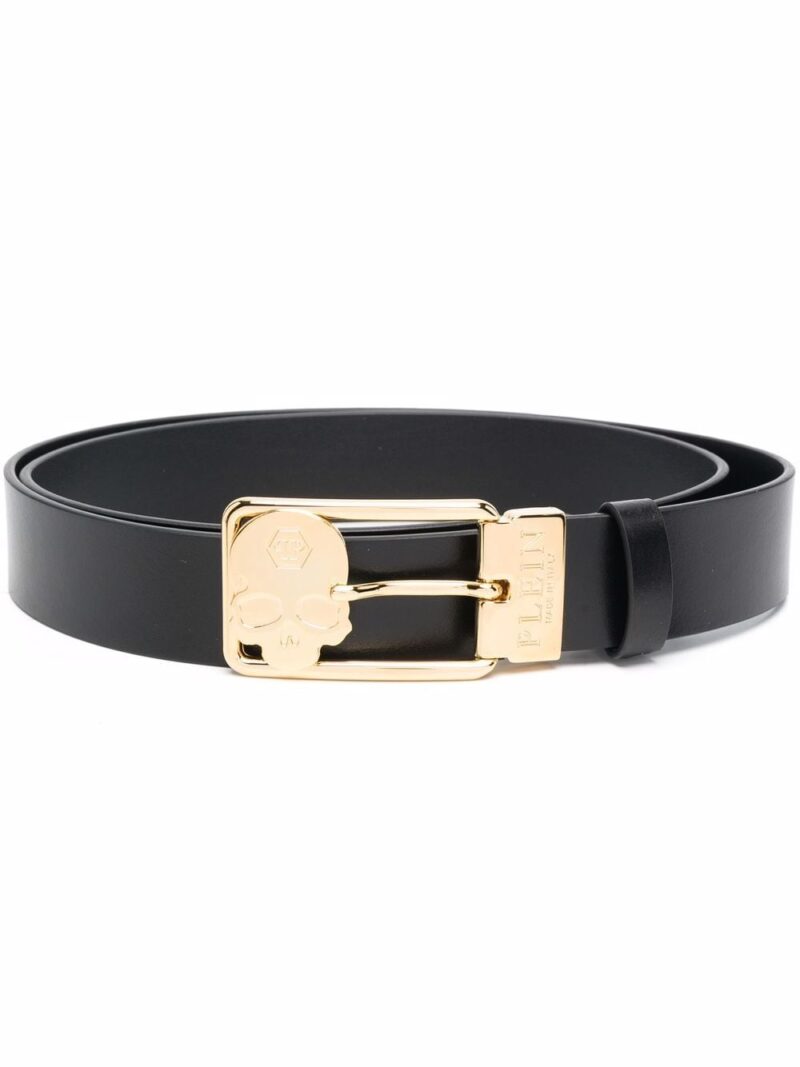 Phillip plein buckle-fastening leather belt