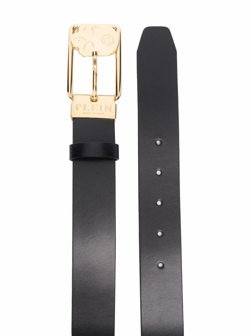 Phillip plein buckle-fastening leather belt