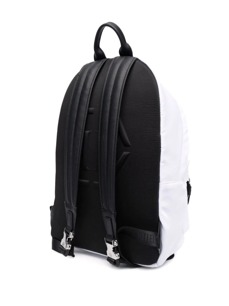 Phillip plein hexagon logo backpack