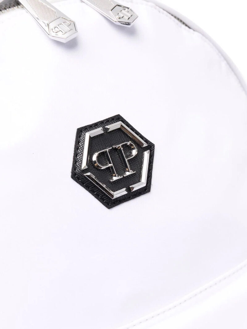 Phillip plein hexagon logo backpack