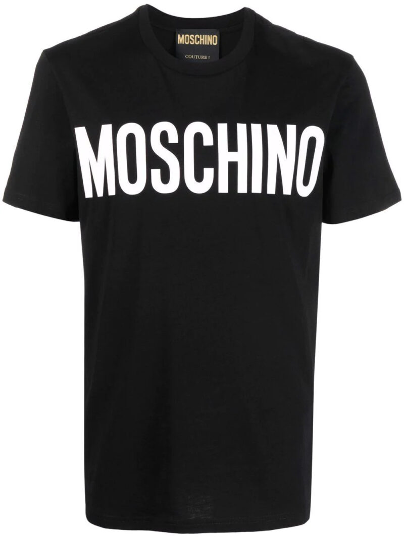 Moschino logo-print short-sleeved T-shirt