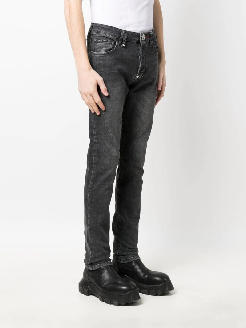 Phillip plein mid-rise straight-leg jeans