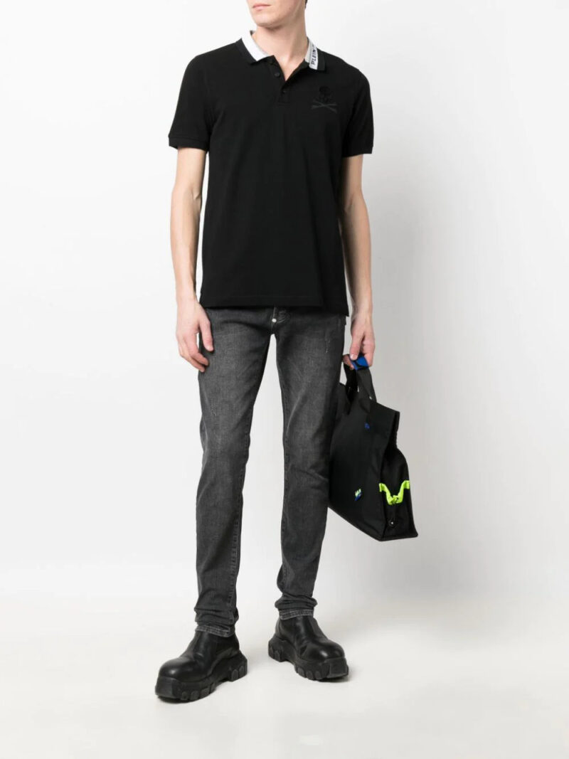 Phillip plein mid-rise straight-leg jeans