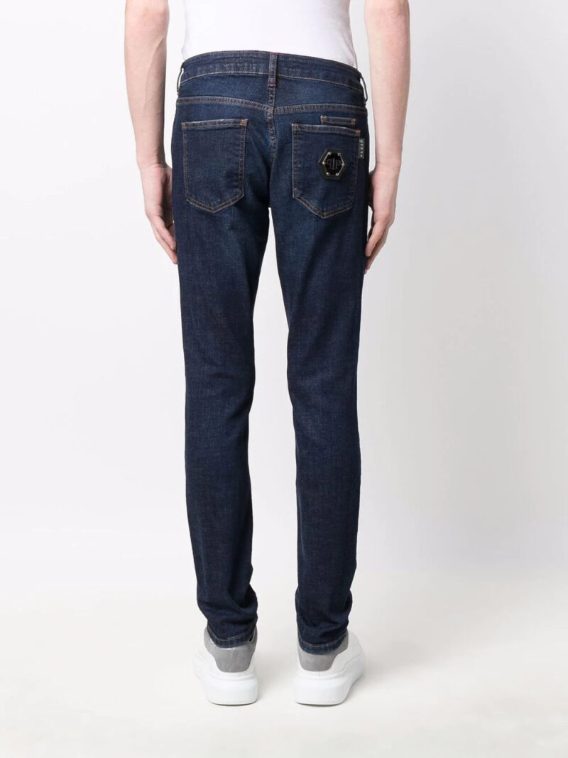 Phillip plein low-rise slim-cut jeans