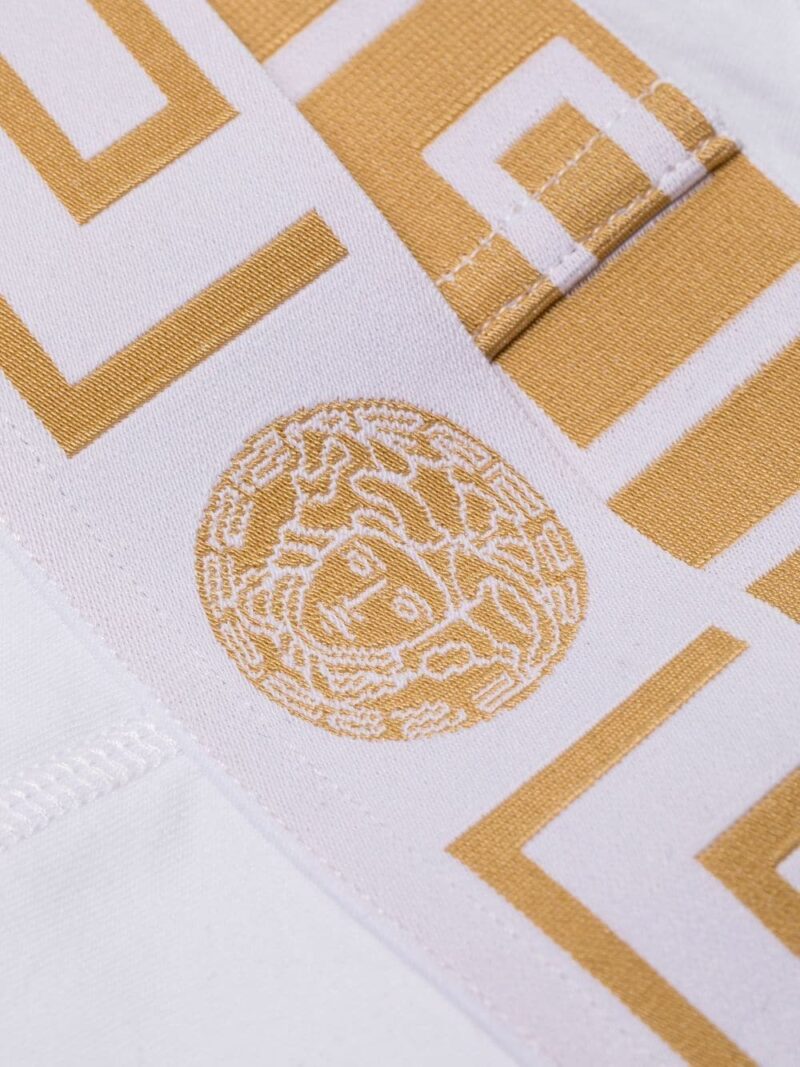 Versace set of three logo-waist brief