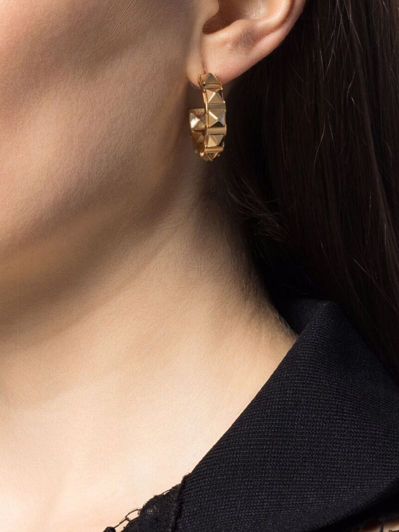 Valentino Garavani  Rockstud hoop earrings