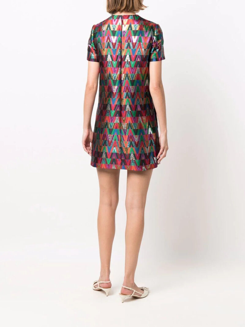 Valentino Garavani  logo-print short dress