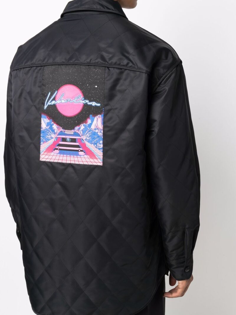Valentino Garavani quilted shirt jacket