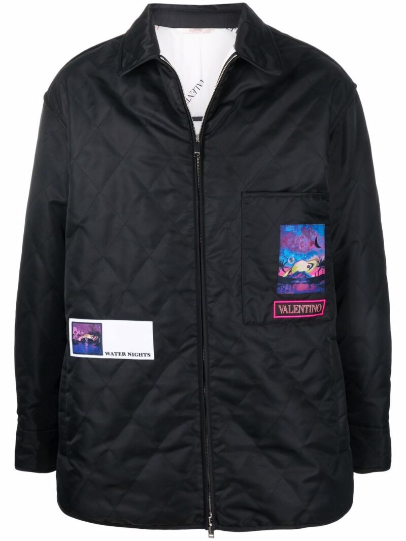 Valentino Garavani  quilted shirt jacket