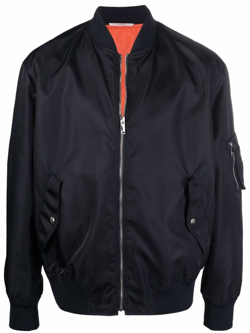Valentino Garavani Neon Universe print bomber jacket