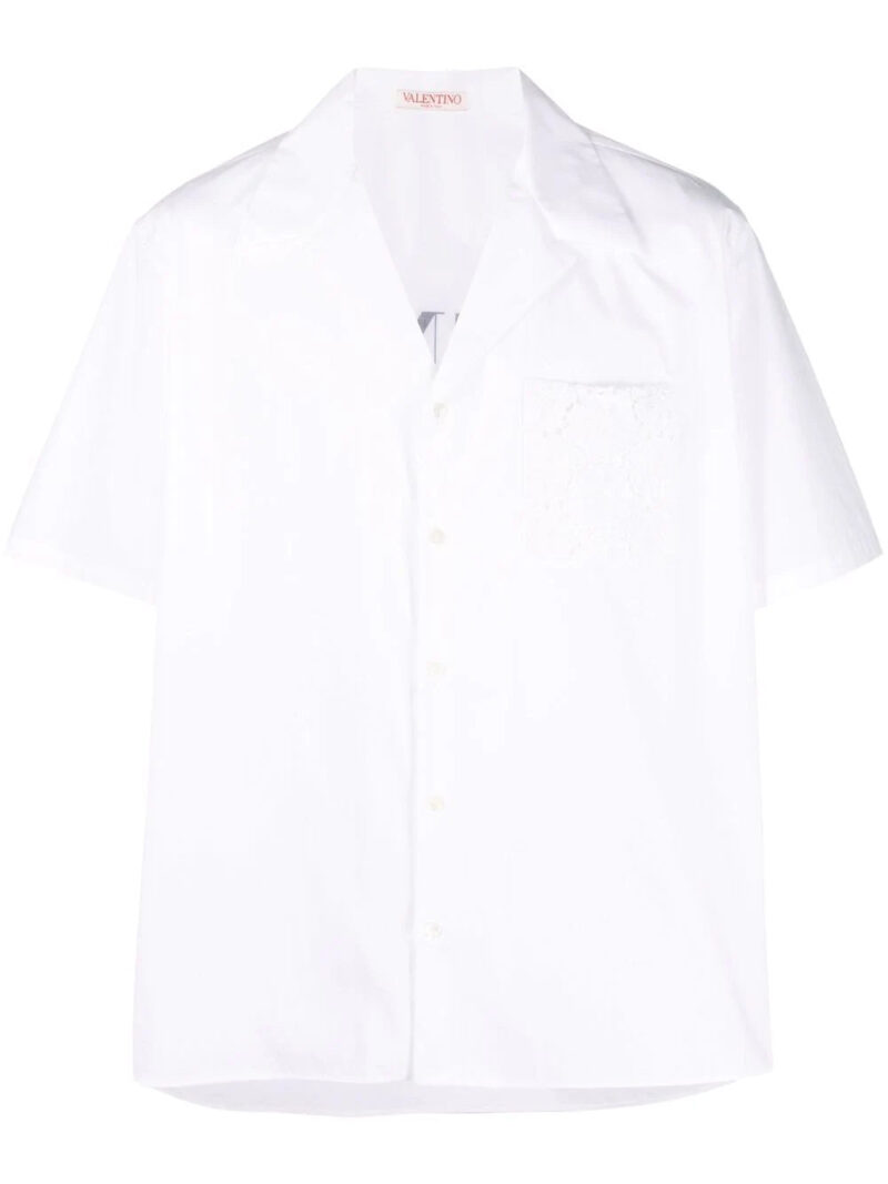 Valentino  logo-print cotton shirt