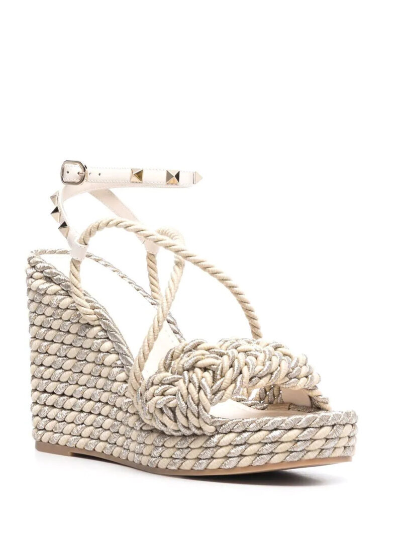 Valentino Garavani Rockstud wedge sandals