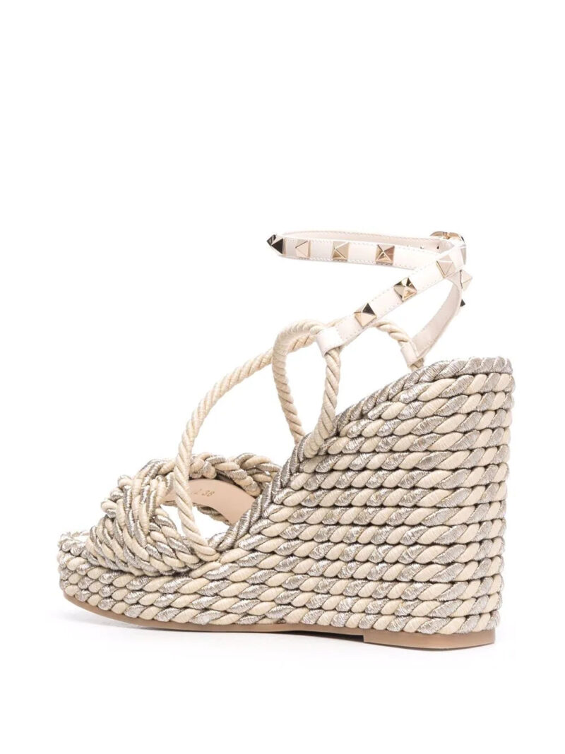 Valentino Garavani Rockstud wedge sandals
