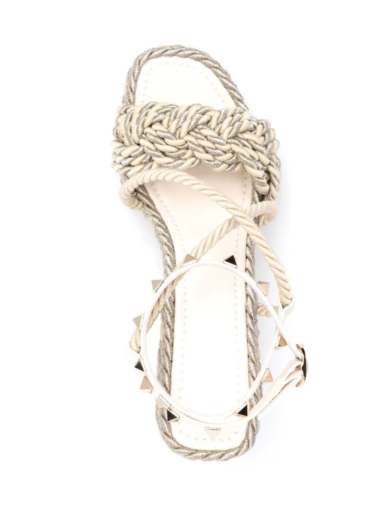 Valentino Garavani Rockstud wedge sandals