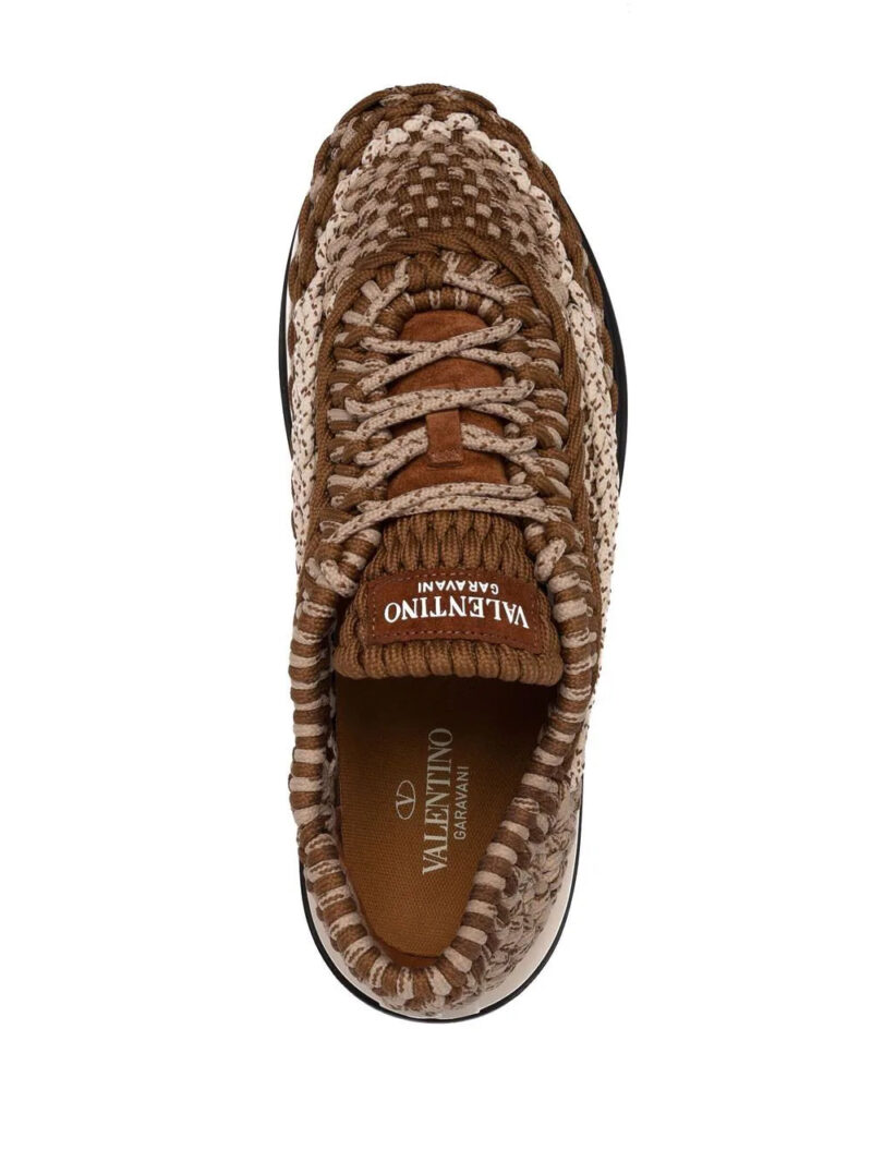 Valentino Garavani  crochet low-top sneakers