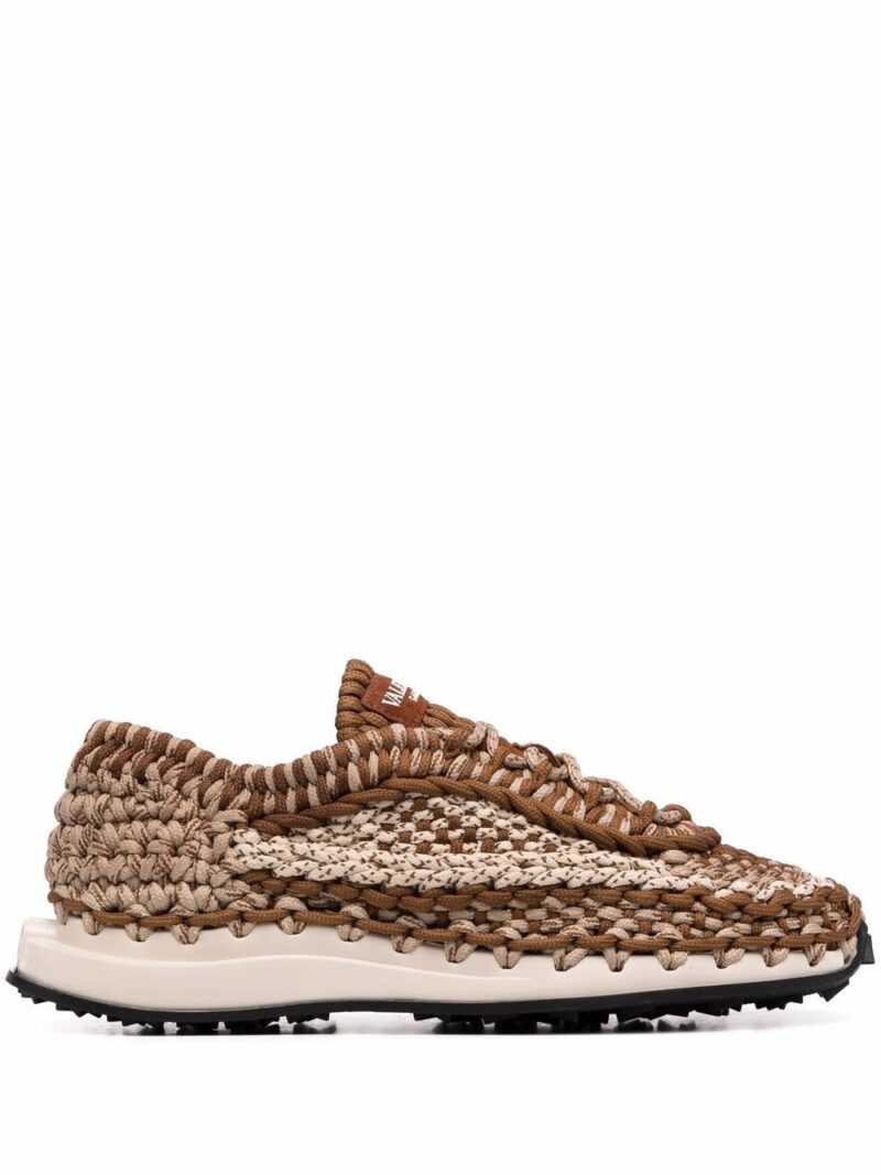 Valentino Garavani crochet low-top sneakers