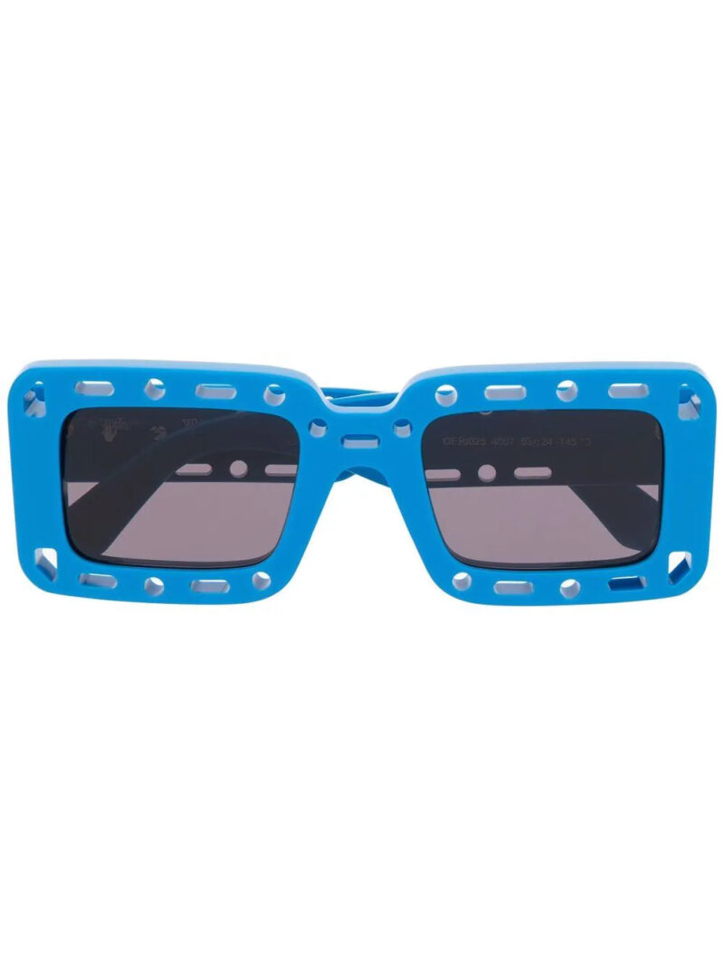 Off-white Atlantic cut-out detail square-frame sunglasses