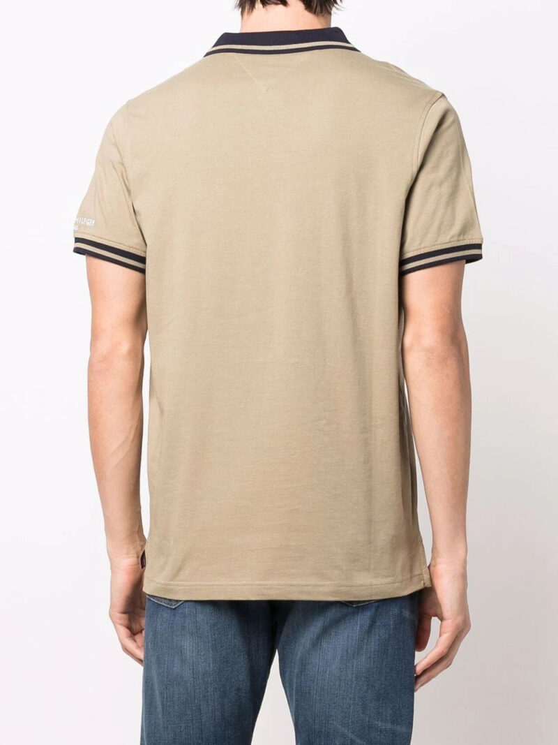 Tommy Hilfiger embroidered-logo cotton polo shirt