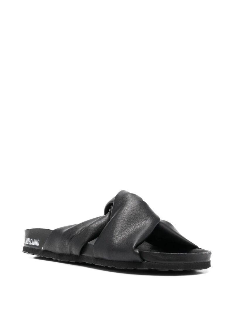 Moschino knot-detail slides