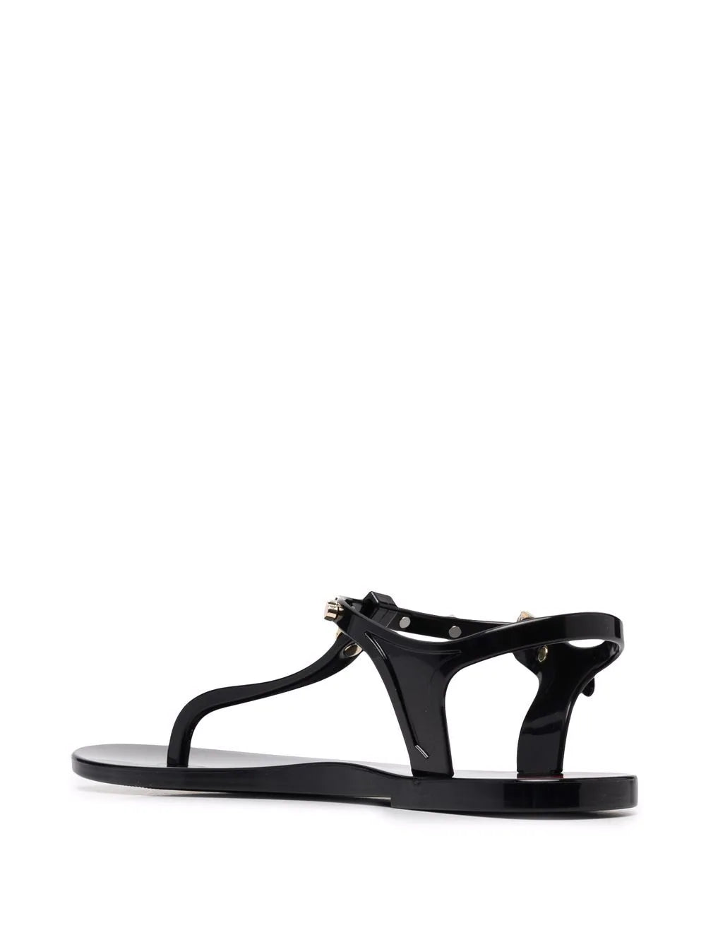Moschino thong strap shiny sandals - Image 3