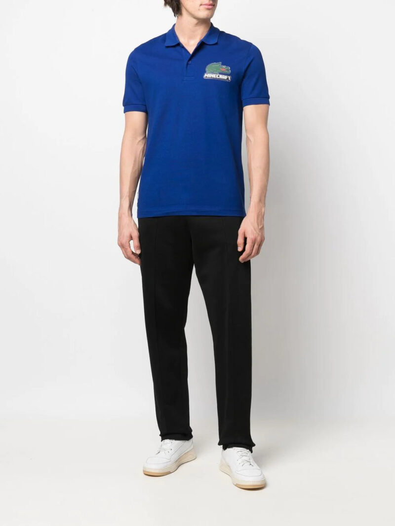 Lacoste Minecraft short-sleeve polo shirt