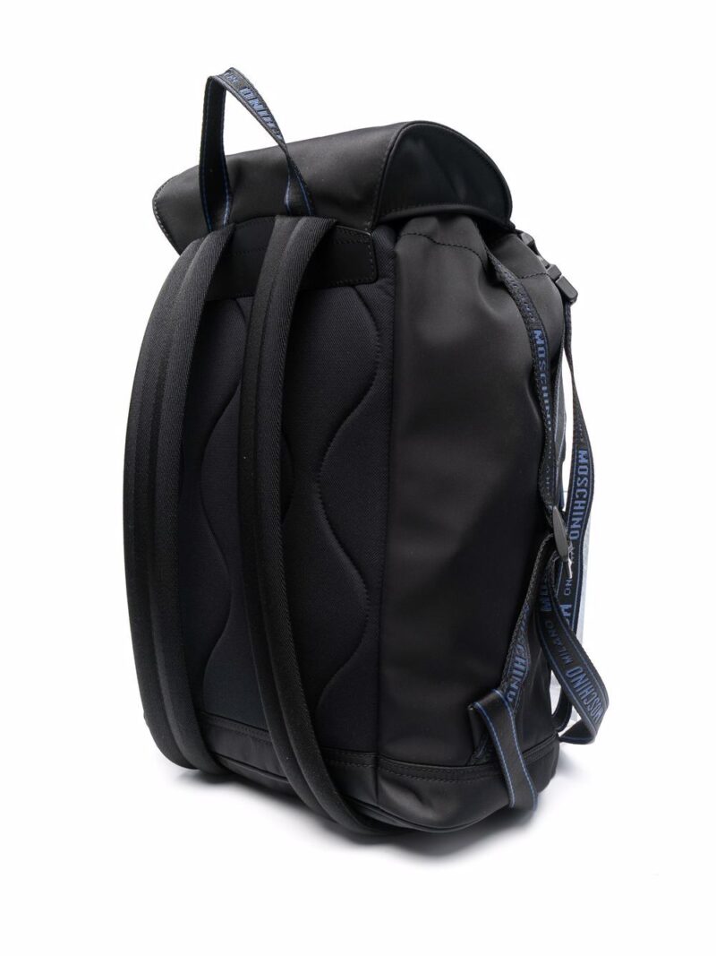 Moschino embossed-logo backpack
