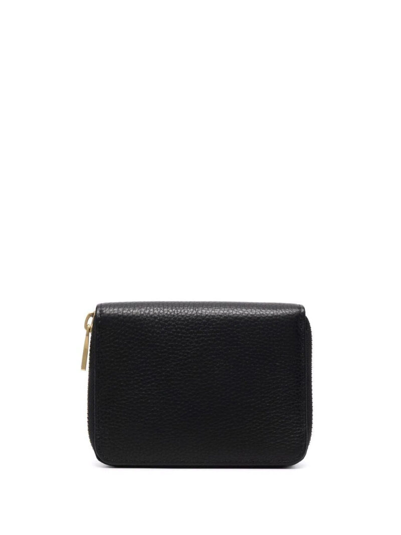 Versace Jeans Couture  logo-plaque leather wallet