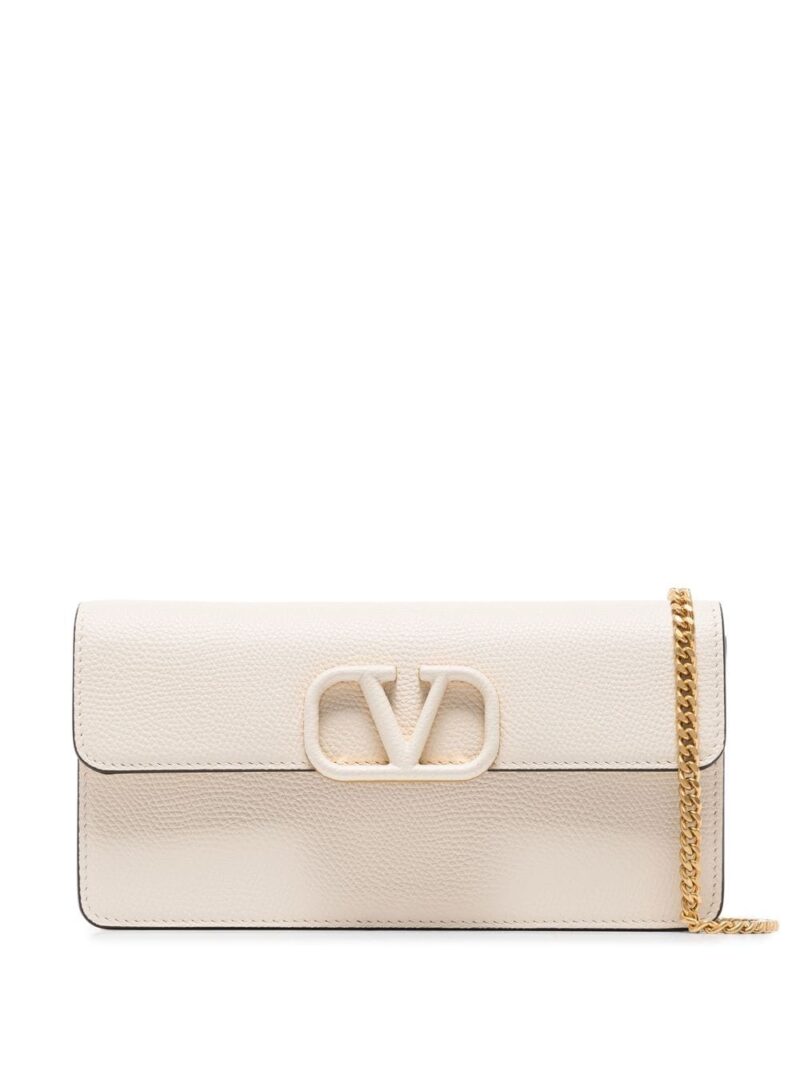 Valentino Garavani  VLogo Signature leather chain wallet
