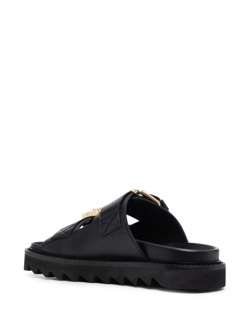 Moschino buckled double-strap sandals