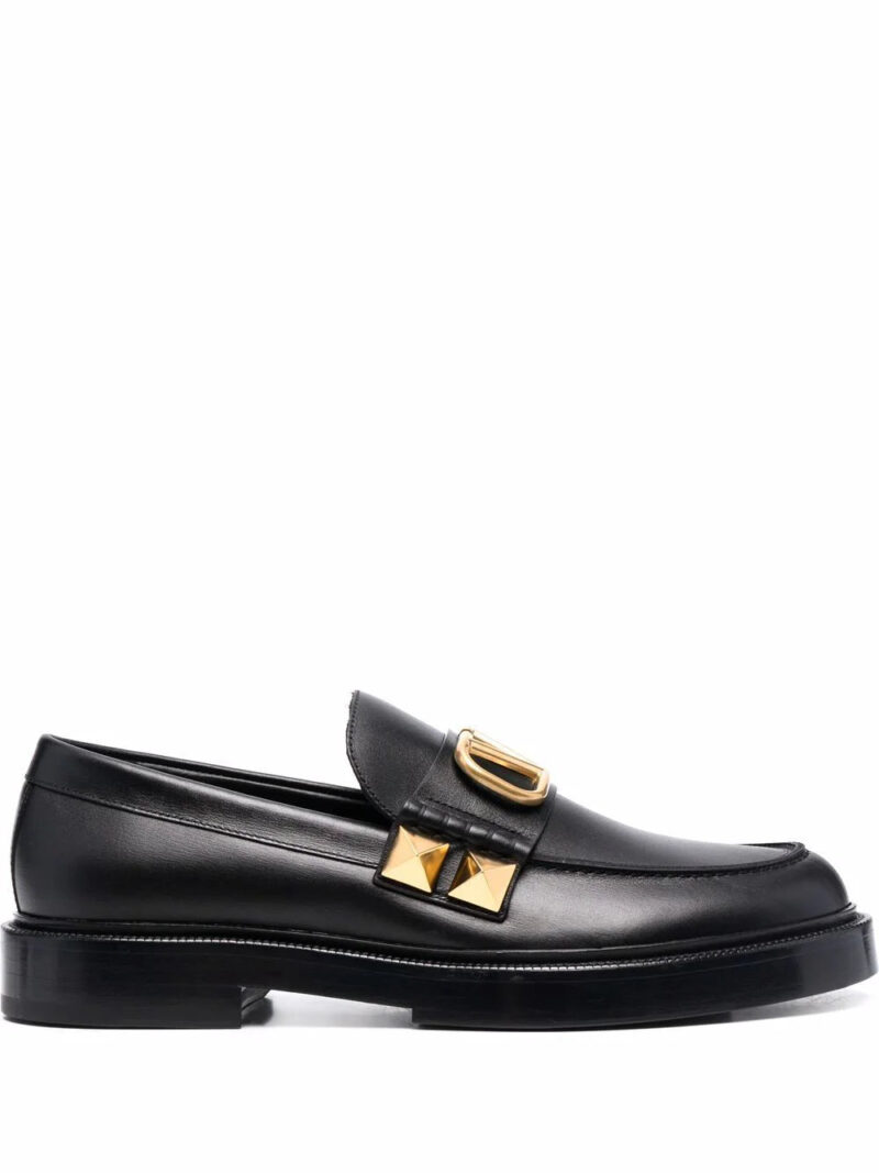 Valentino Garavani  Stud Sign leather loafers