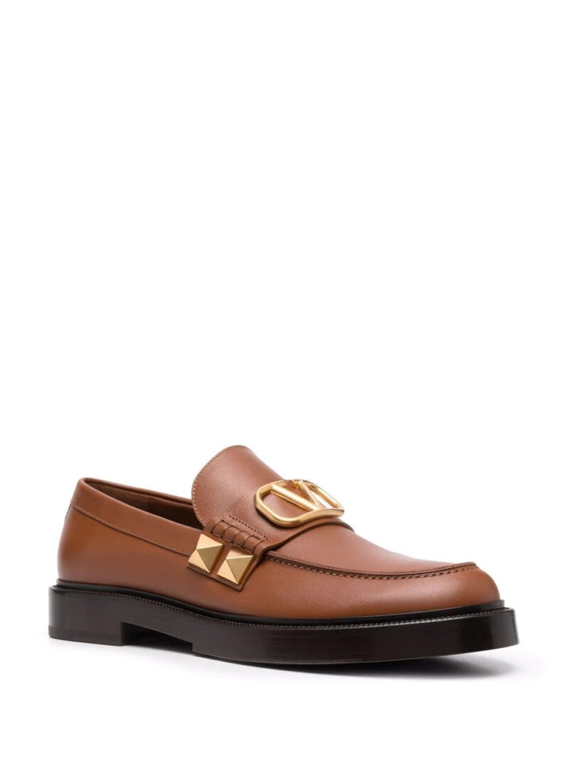 Valentino Garavani Stud Sign leather loafers