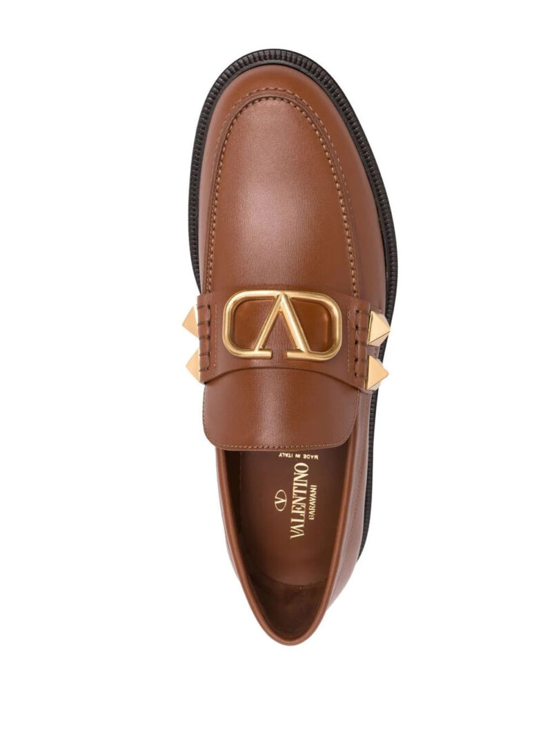 Valentino Garavani Stud Sign leather loafers