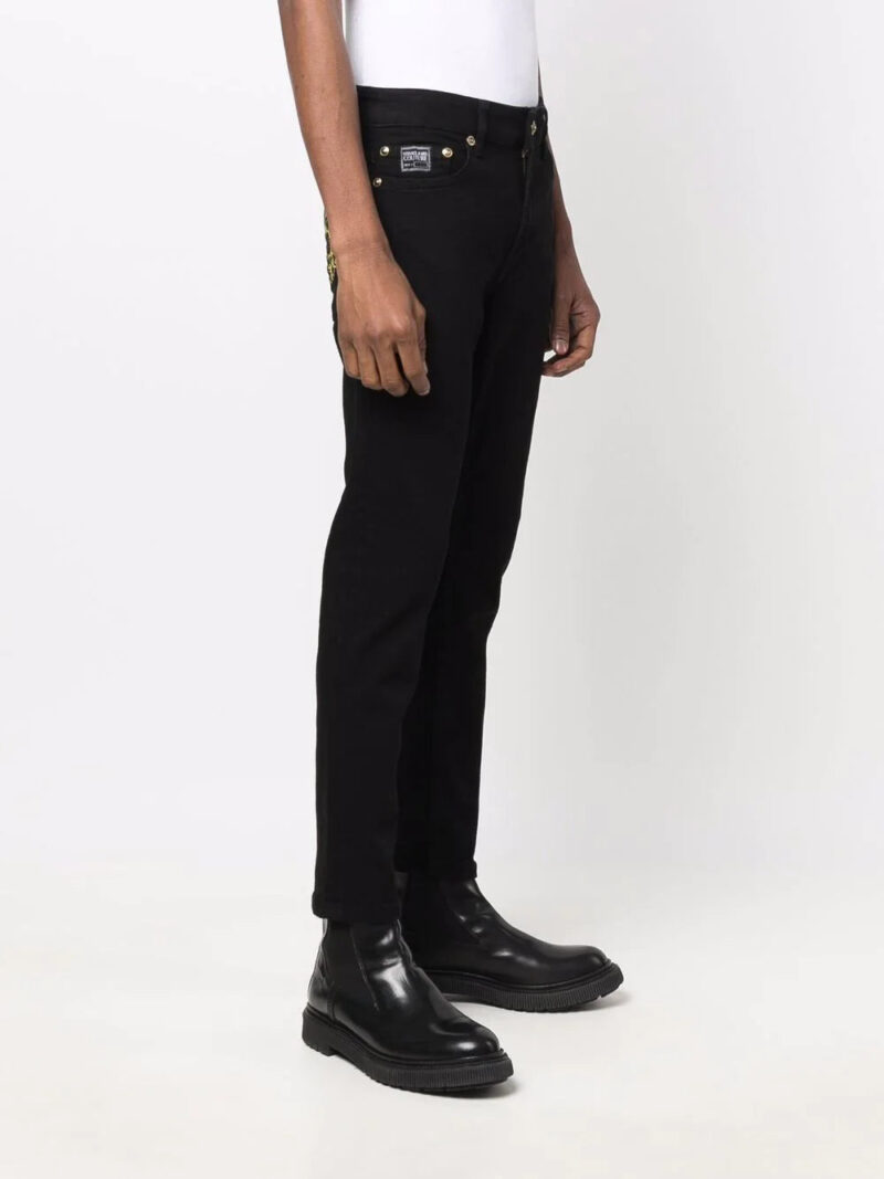 Versace Jeans Couture dark-wash slim-fit jeans