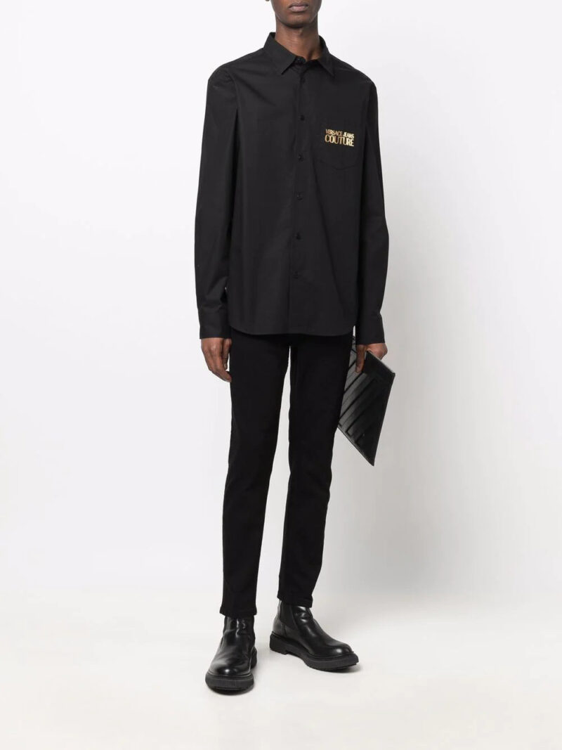 Versace Jeans Couture dark-wash slim-fit jeans