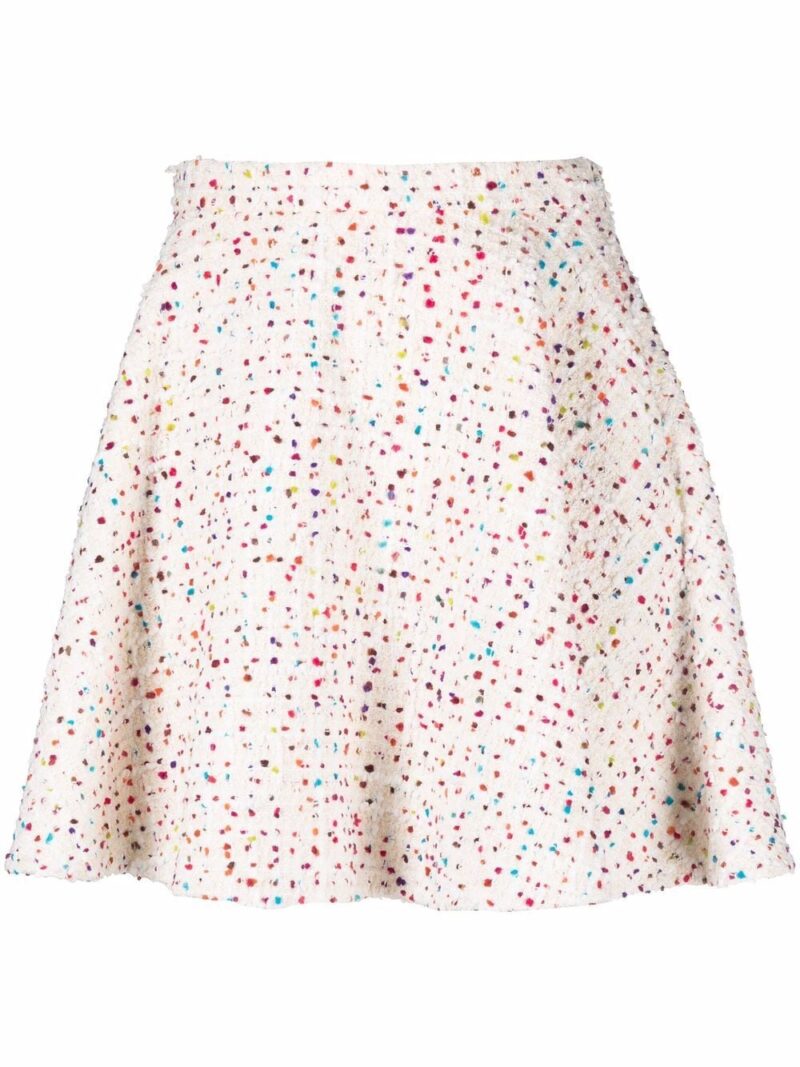 Valentino Garavani  speckled A-line skirt