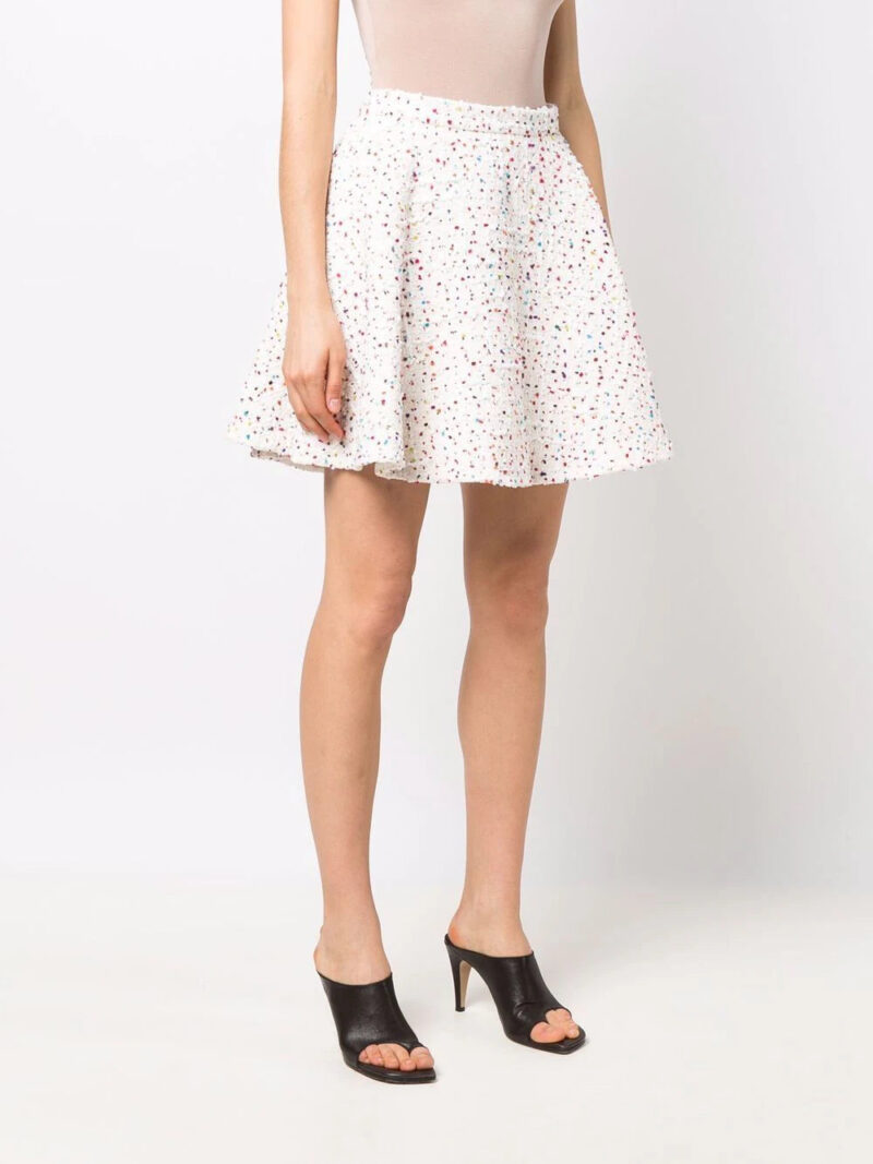 Valentino Garavani  speckled A-line skirt