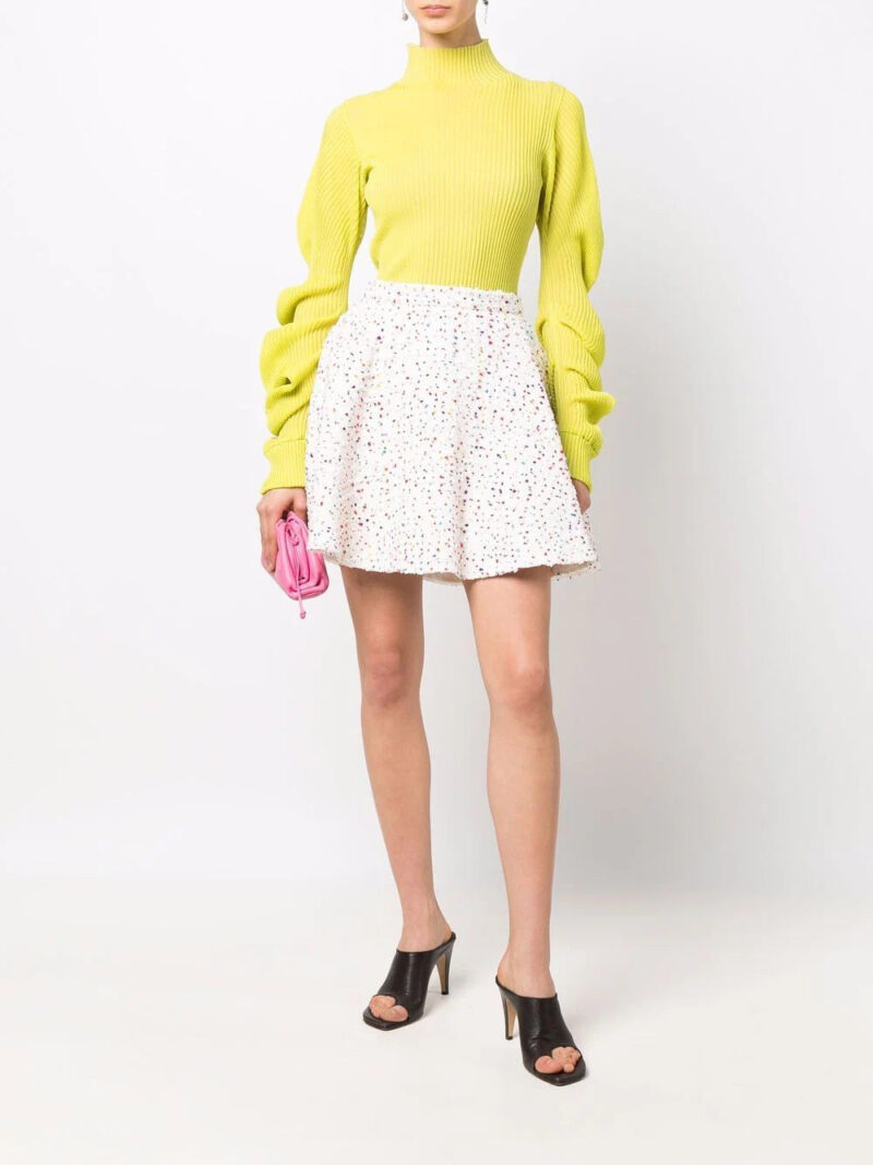Valentino Garavani  speckled A-line skirt