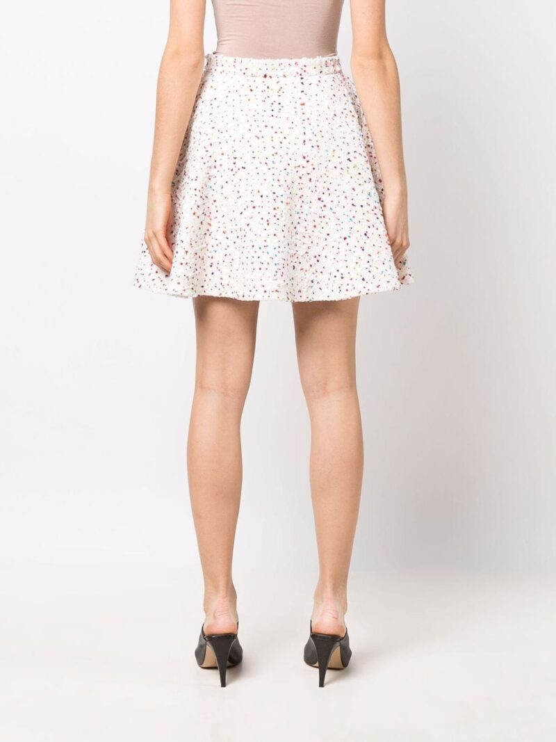 Valentino Garavani  speckled A-line skirt