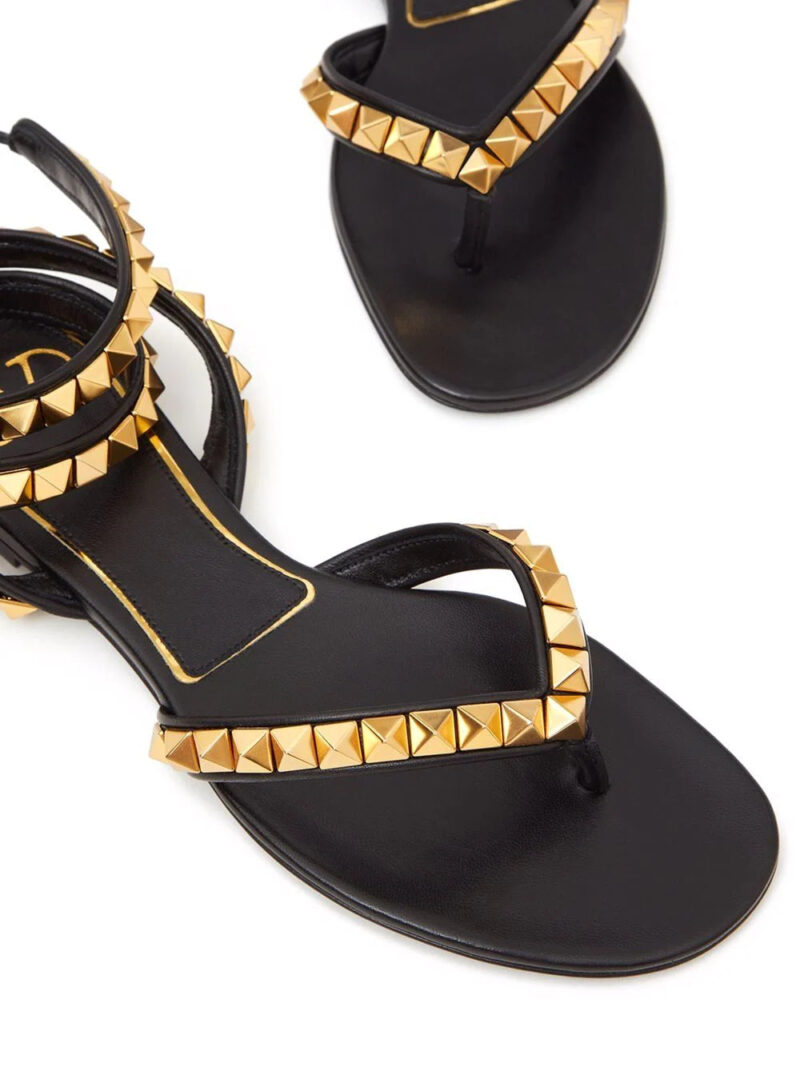 Valentino Garavani  Rockstud Gladiator flat sandals