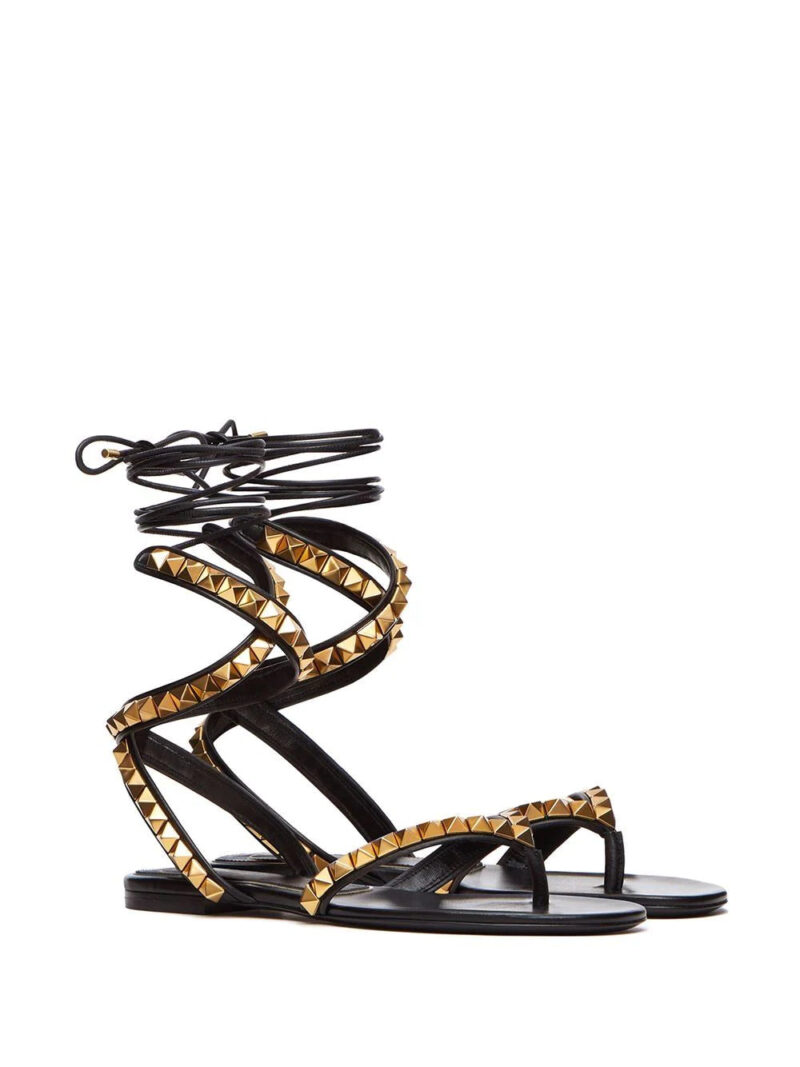 Valentino Garavani  Rockstud Gladiator flat sandals