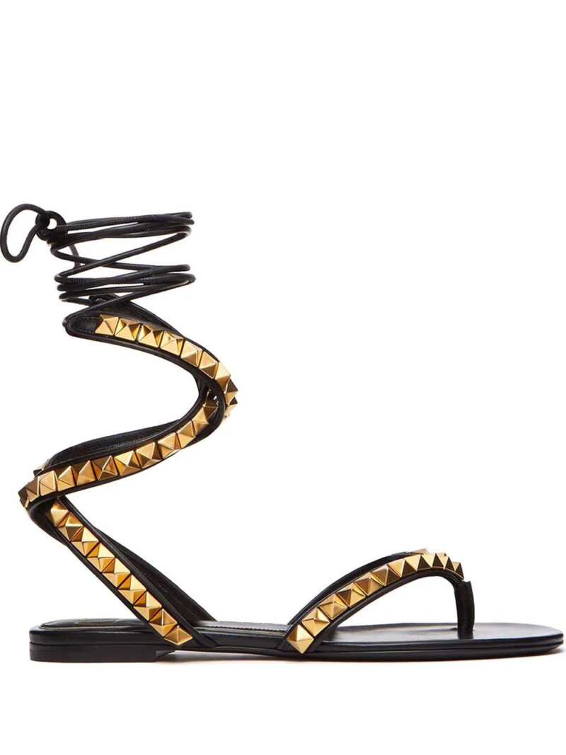 Valentino Garavani  Rockstud Gladiator flat sandals