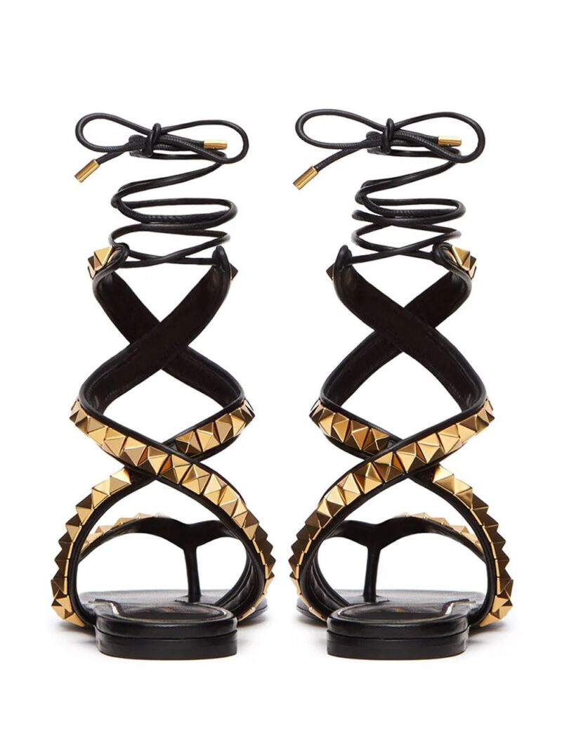 Valentino Garavani  Rockstud Gladiator flat sandals