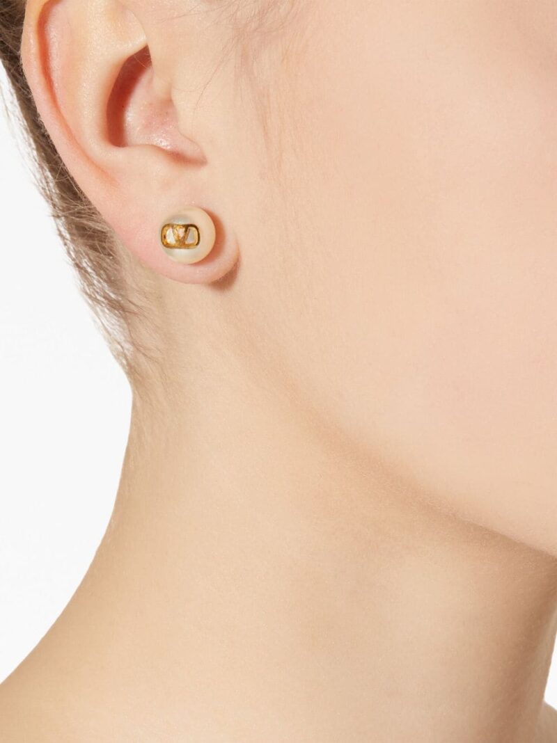 Valentino Garavani  VLogo Signature pearl stud earrings