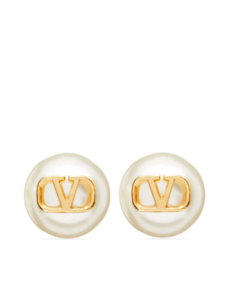 Valentino Garavani  VLogo Signature pearl stud earrings
